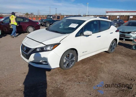 2019 Nissan Leaf Sl Plus из США, поврежденный, VIN 1N4BZ1CP6KC320167